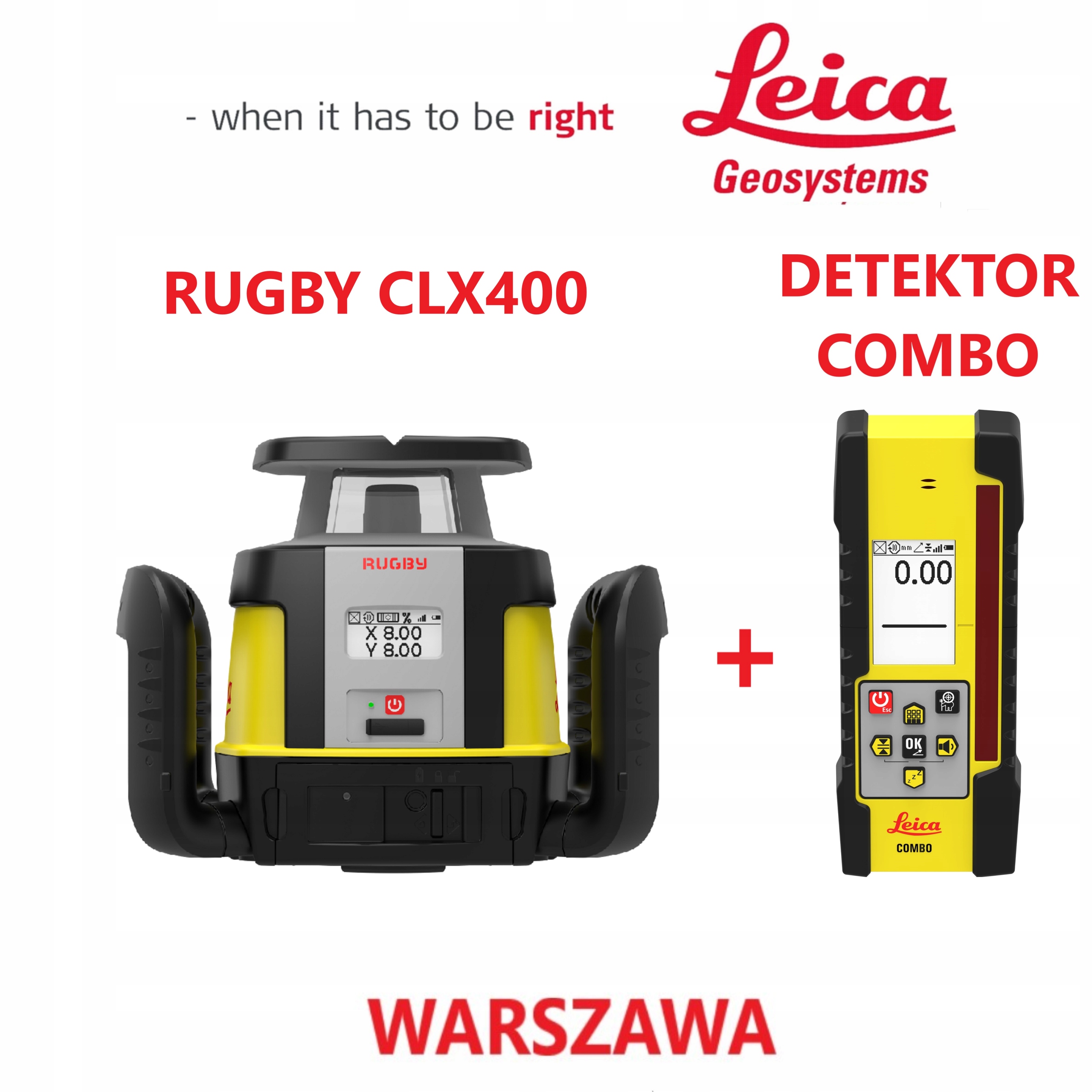 NIWELATOR LASEROWY LEICA RUGBY CLH400+COMBO W-WA EAN (GTIN) 7640110698303