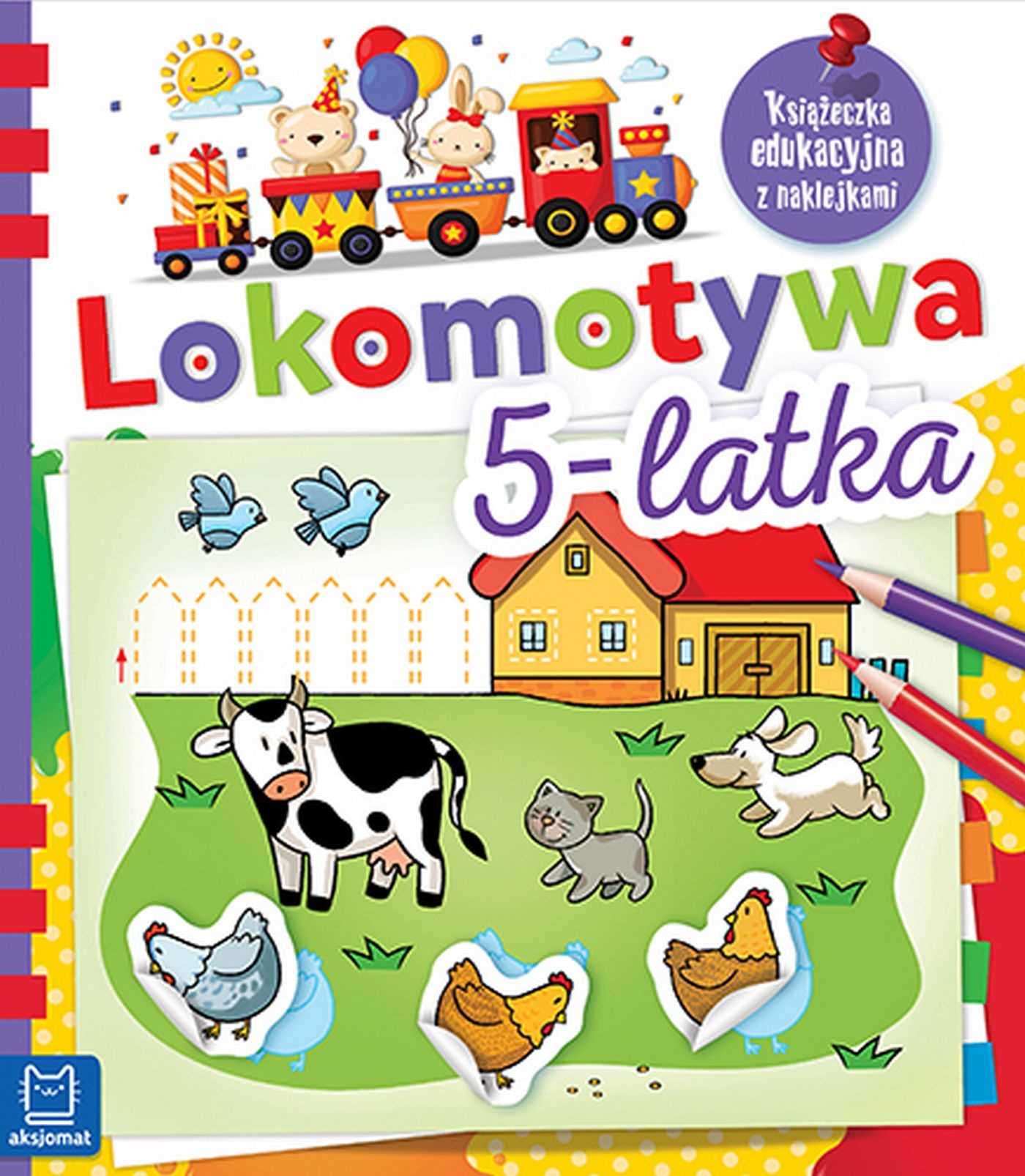 

Lokomotywa 5-latka Książeczka edukacyjna Aksjomat