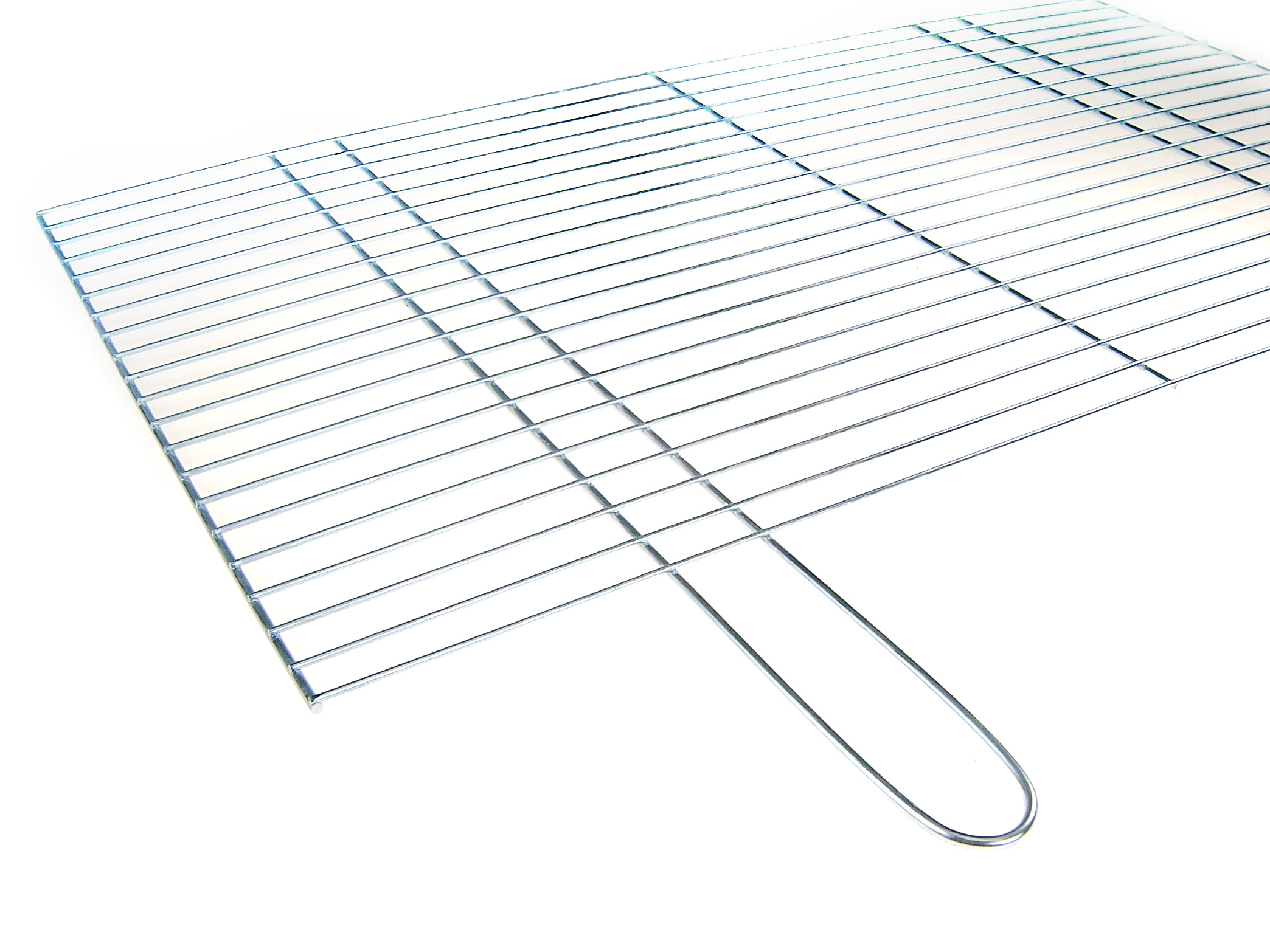 Ruszt do budowy Grilla 50x40cm - CHROMOWANY Materiał stal