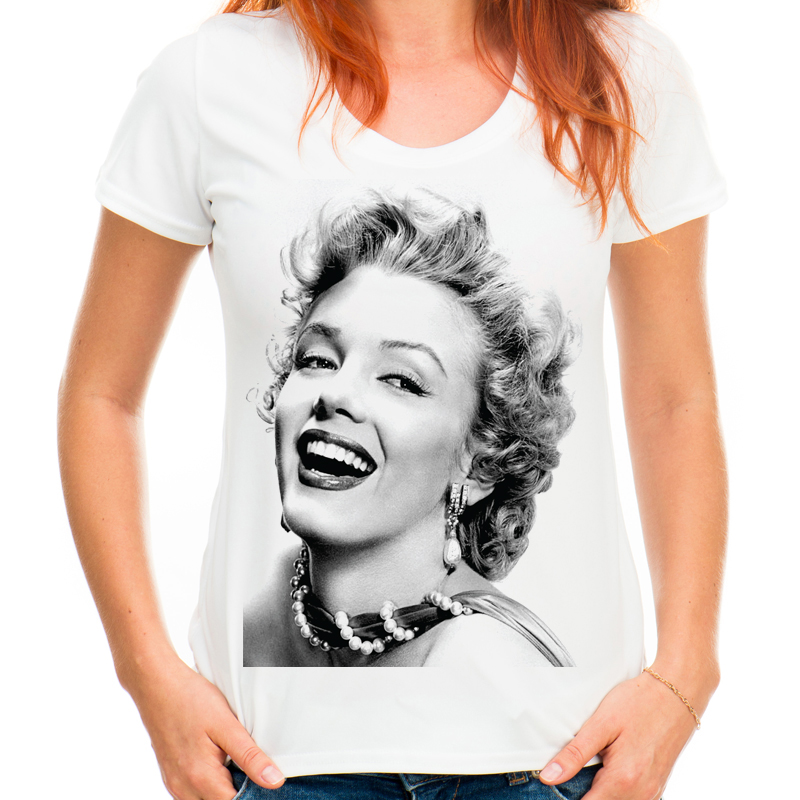 

Koszulka z Marilyn Monroe bluzka t-shirt Merlin -M
