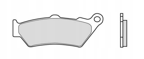 KLOCKI HAM BREMBO TYL BMW R1200 GS ADVENTURE 06 12 Part number 07BB03 06