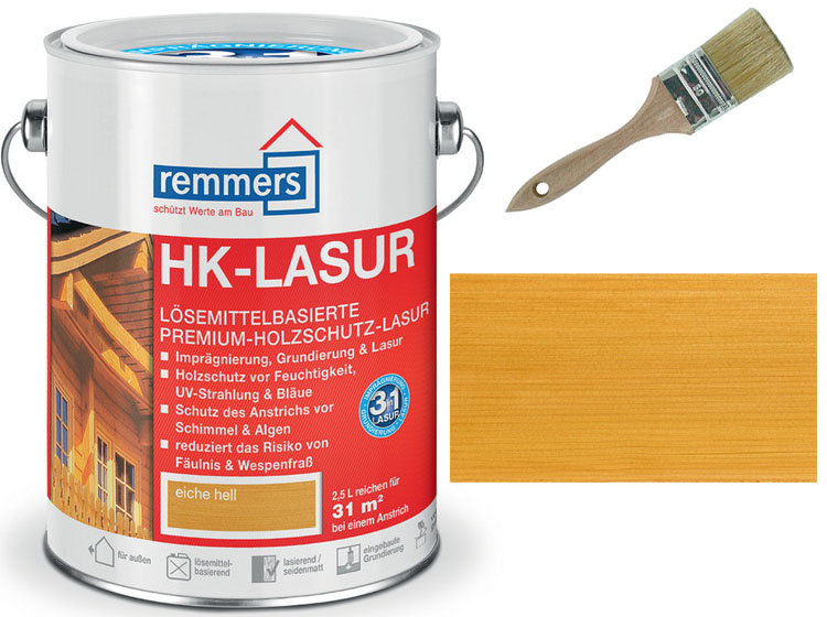 Remmers Impregnat Do Drewna Hk-lasur Dąb Jasny 5l