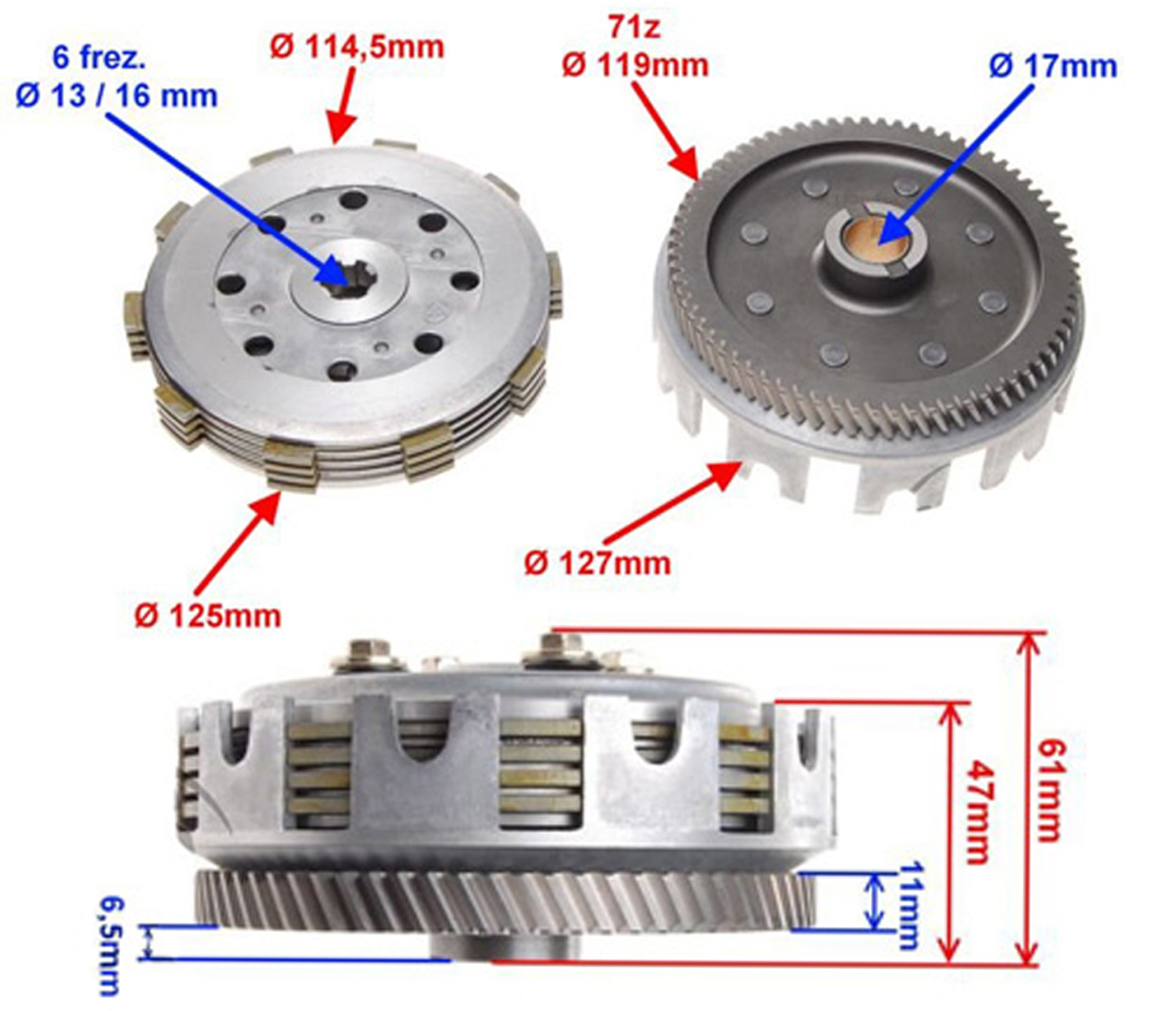 SPRZEGLO KOSZ KEEWAY APRILIA MBK MINARELLI AM6 2T Part manufacturer other