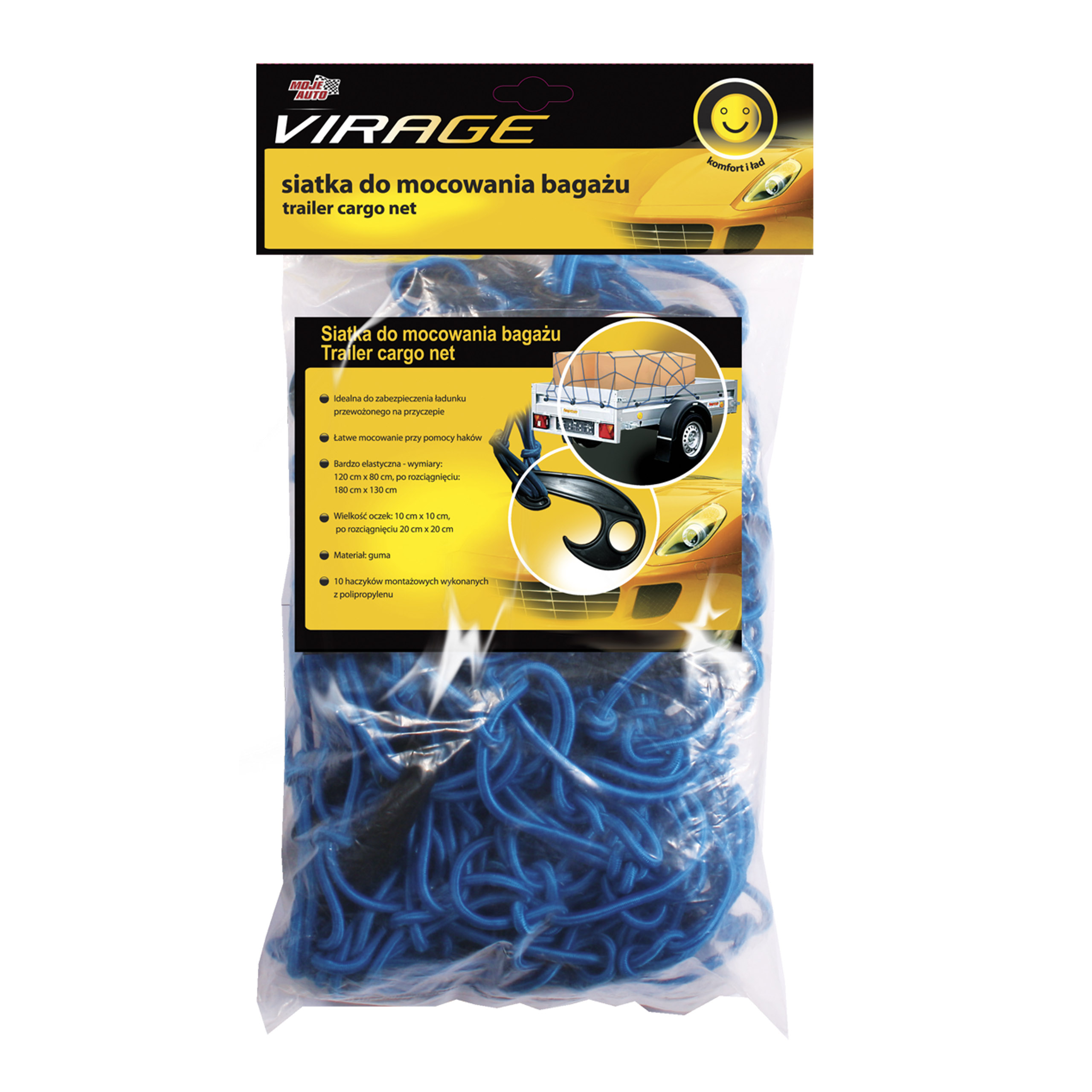 Siatka do bagażnika Moje Auto 93-024