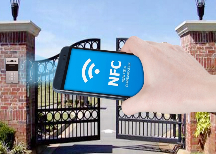 AKUVOX R20 WIDEODOMOFON JEDNORODZINNY SIP NFC Typ domofonu Przewodowy