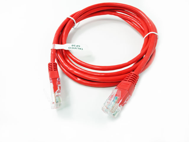 

kabel sieciowy patch cord RJ45 Utp 1,0m Czerwony