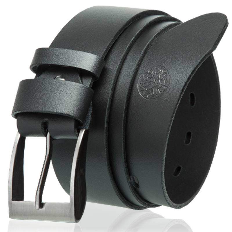 

Męski Pasek Skórzany Czarny + Pudełko Gratis 90 cm