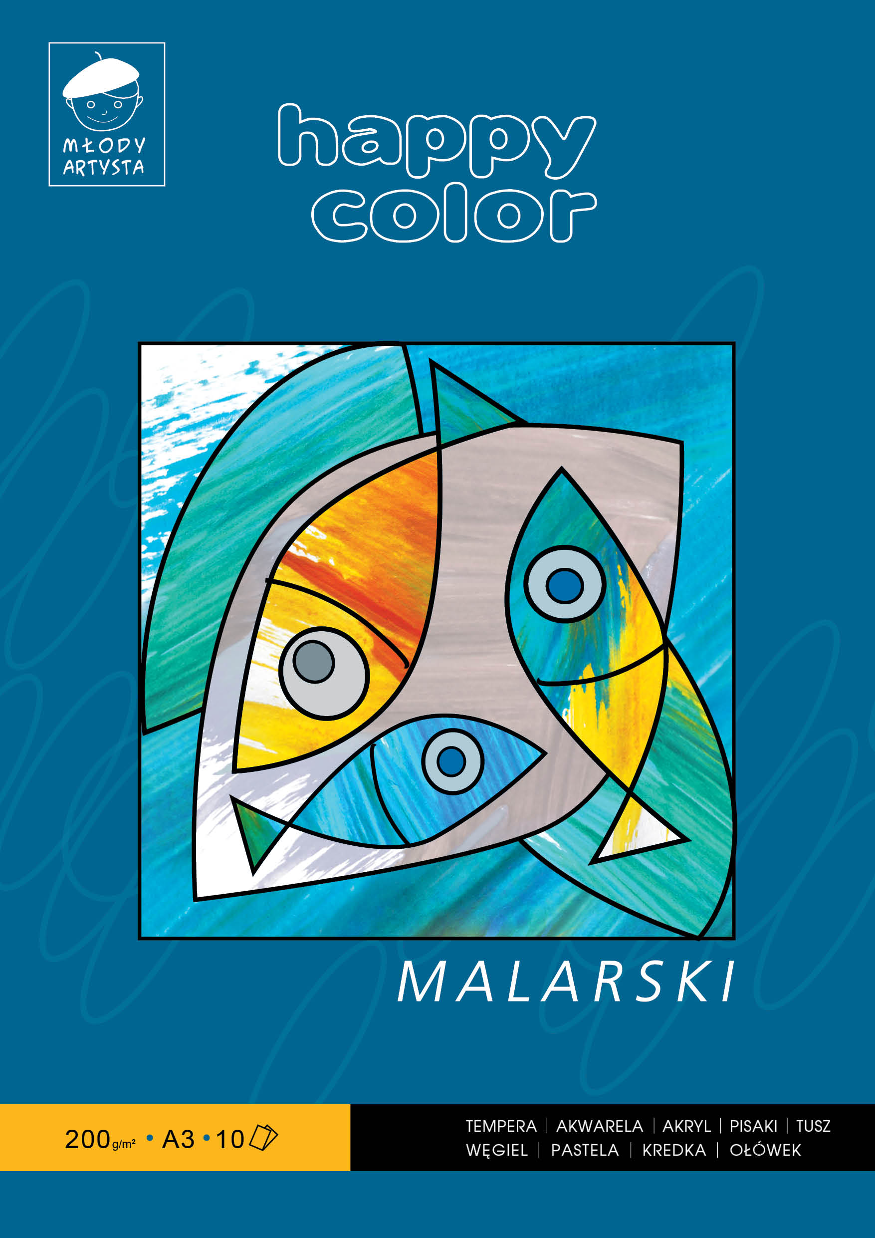 

Blok Malarski Młody Artysta Happy Color 200G A3