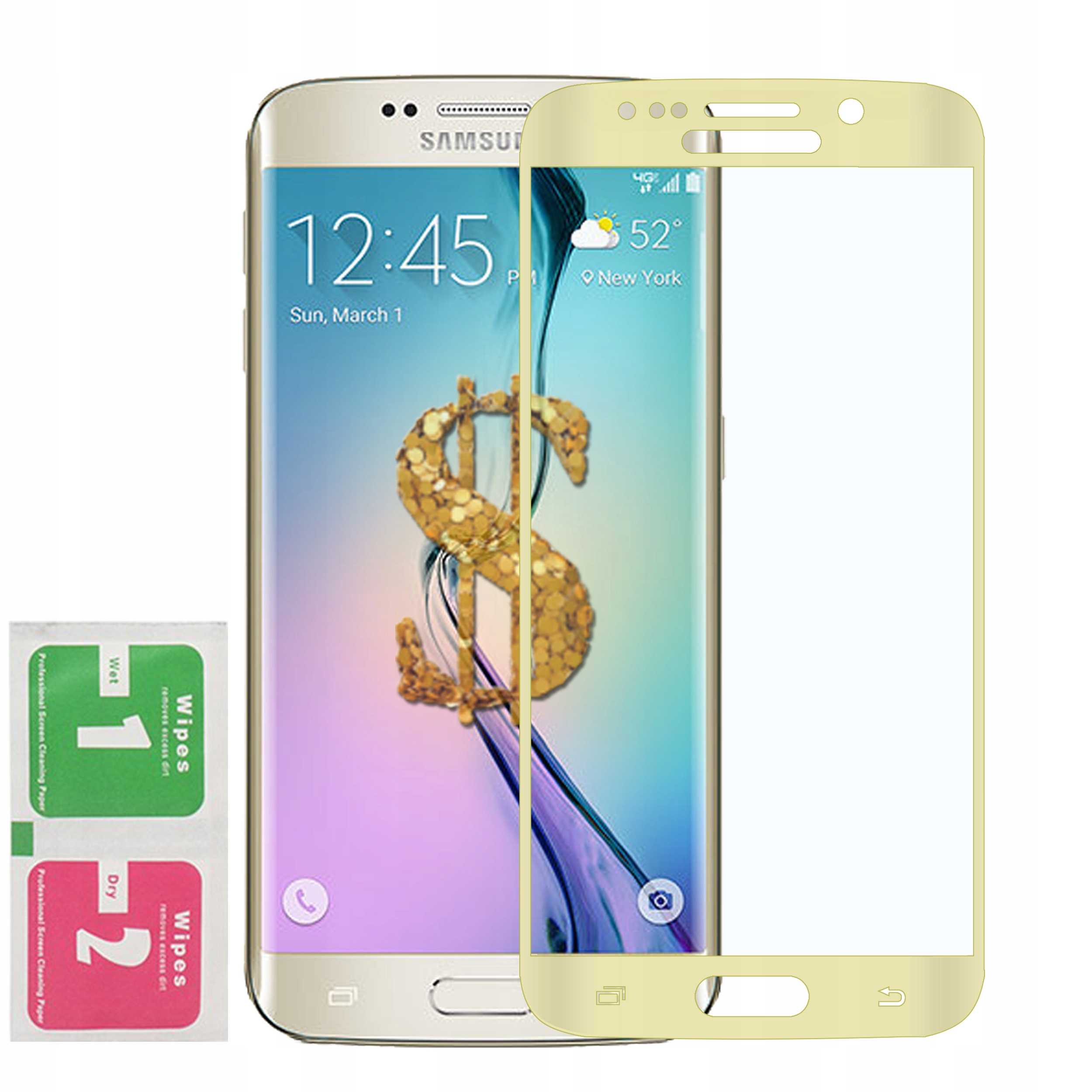 

Szkło Hartowane 3D Samsung S6 Edge Cały Ekran Full