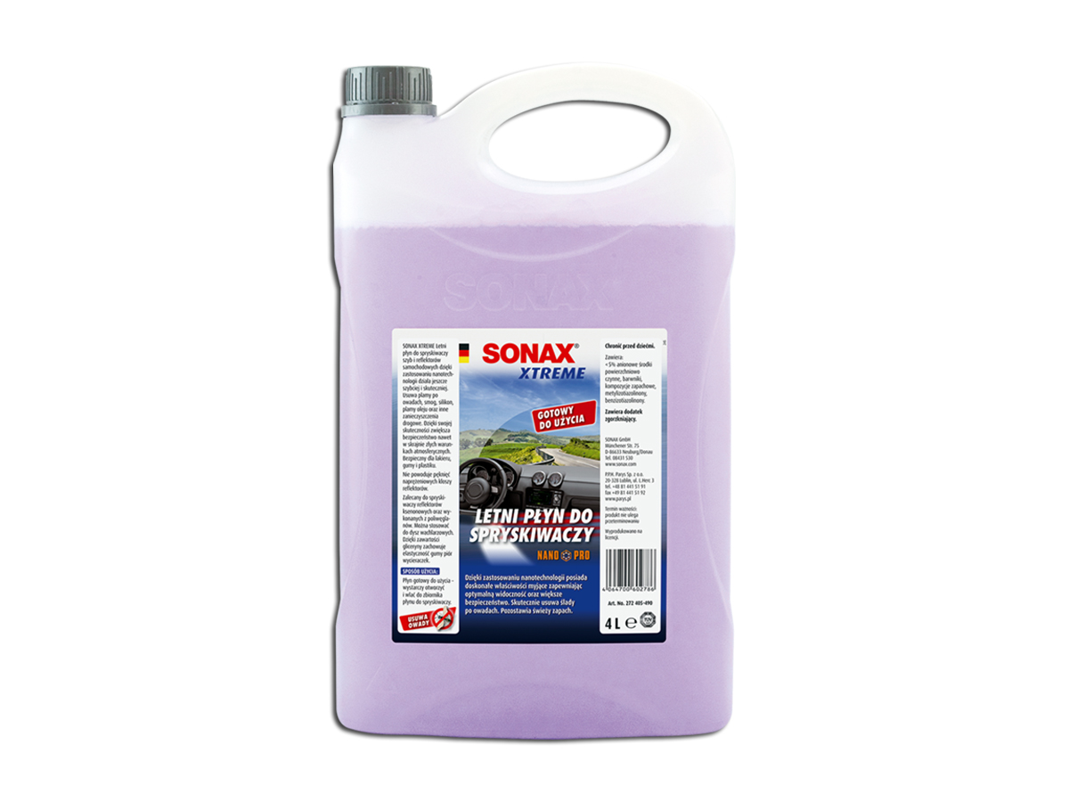 

Sonax Xtreme NanoPro Letni Płyn do Spryskiwaczy