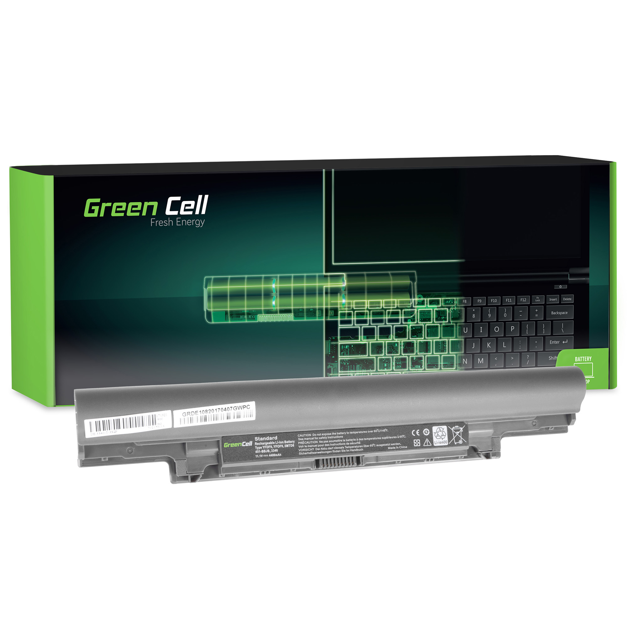 

Bateria YFDF9 7WV3V H4PJP do Dell Latitude 3340