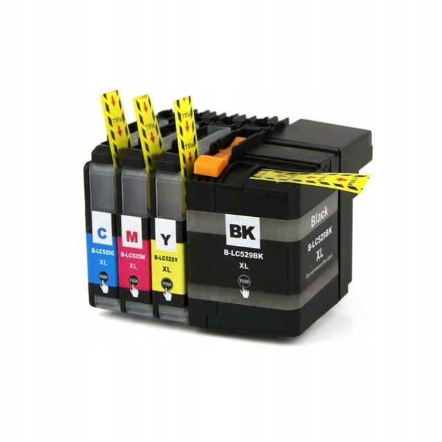 

4 Tusze do Brother LC529 XL LC525 Dcp J100 J200