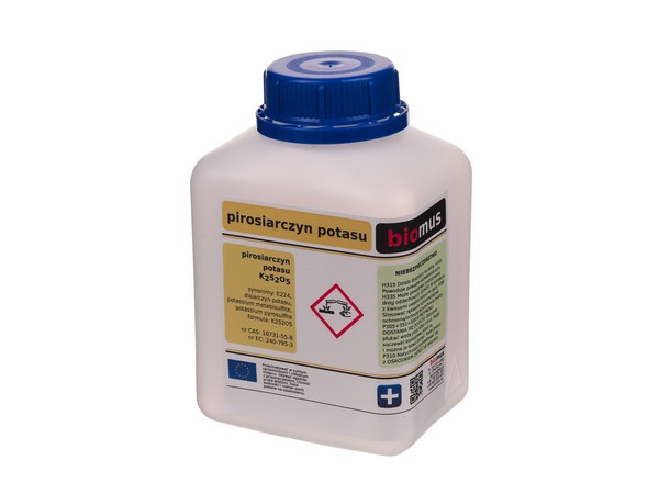 

Pirosiarczyn Potasu czysty 1kg Biomus