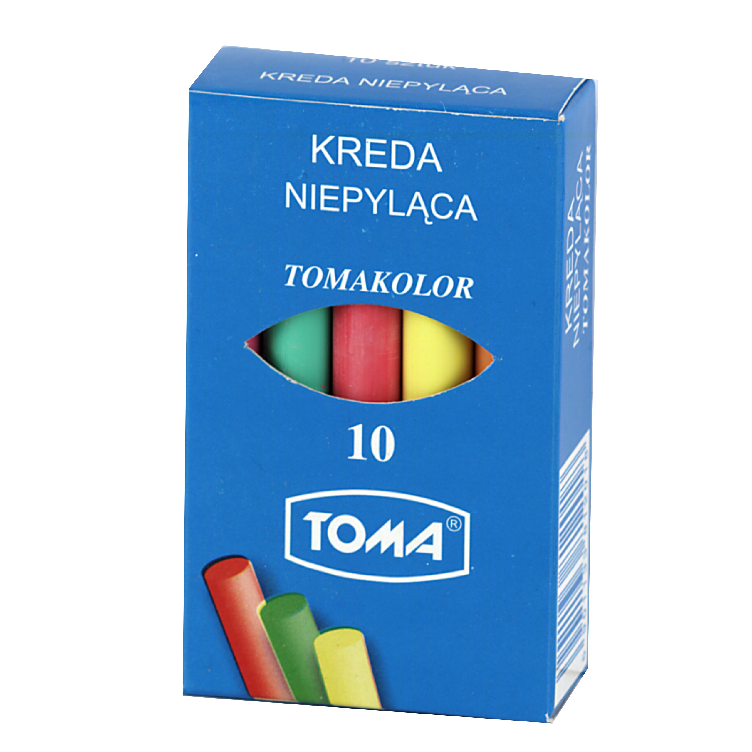

Kreda kolorowa niepyląca okrągła Toma OM-81201 10