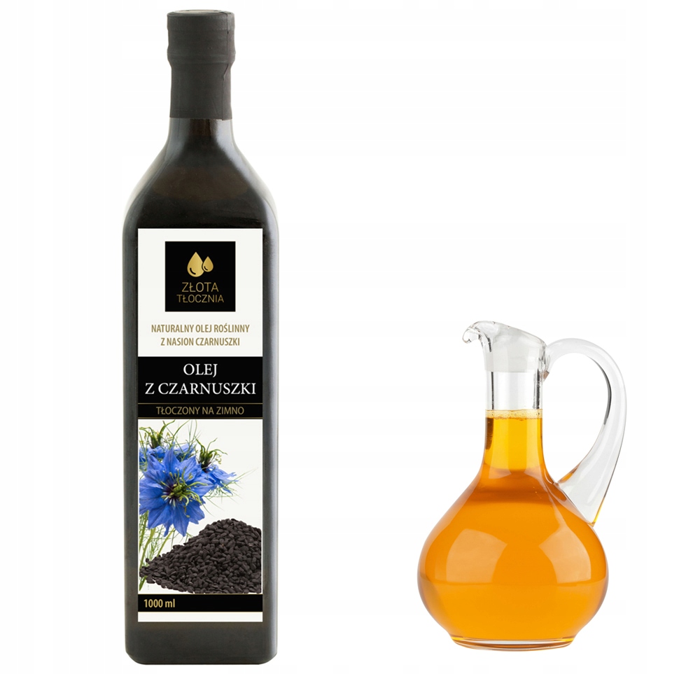 

Olej z czarnuszki 1000ml zimnotłoczony 100% świeży