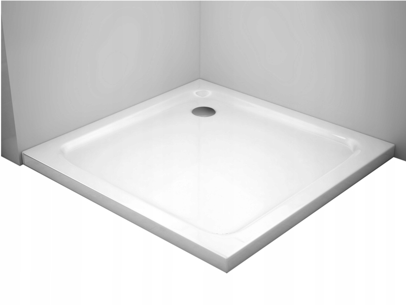 MEXEN SLIM négyzet alakú zuhanykád 100 x 100 cm + SZIFON