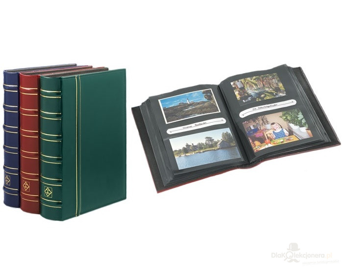 Album Multi 200 na pohlednice, Fdc, burgundy Leuchtturm