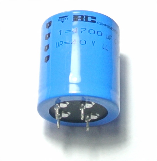 

4700uF 40V Low Esr Bc Components 4-PIN Long Life