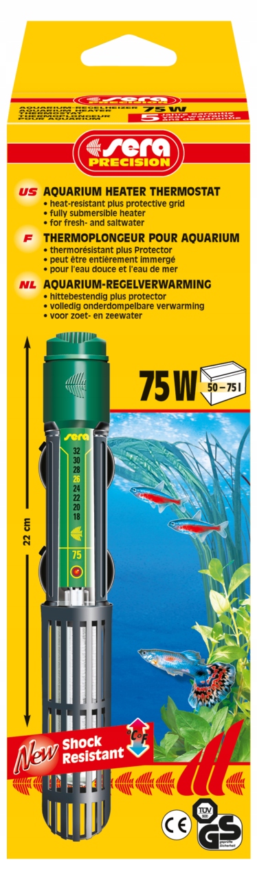 Levně Ohřívač s termostatem 75 W, 22 cm