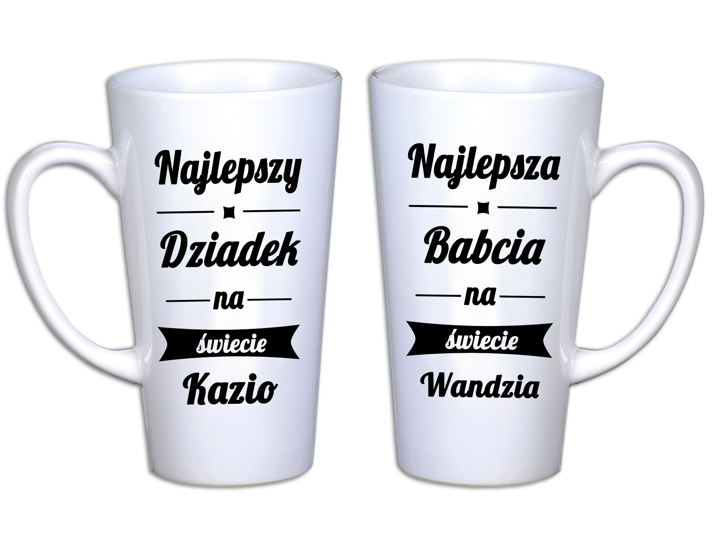 

Kubki Latte Dla Babci I Dziadka Z Imionami Prezent
