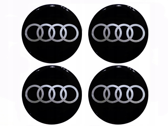 

Audi 90mm Emblematy Naklejki Na Kolpaki Alu Felgi