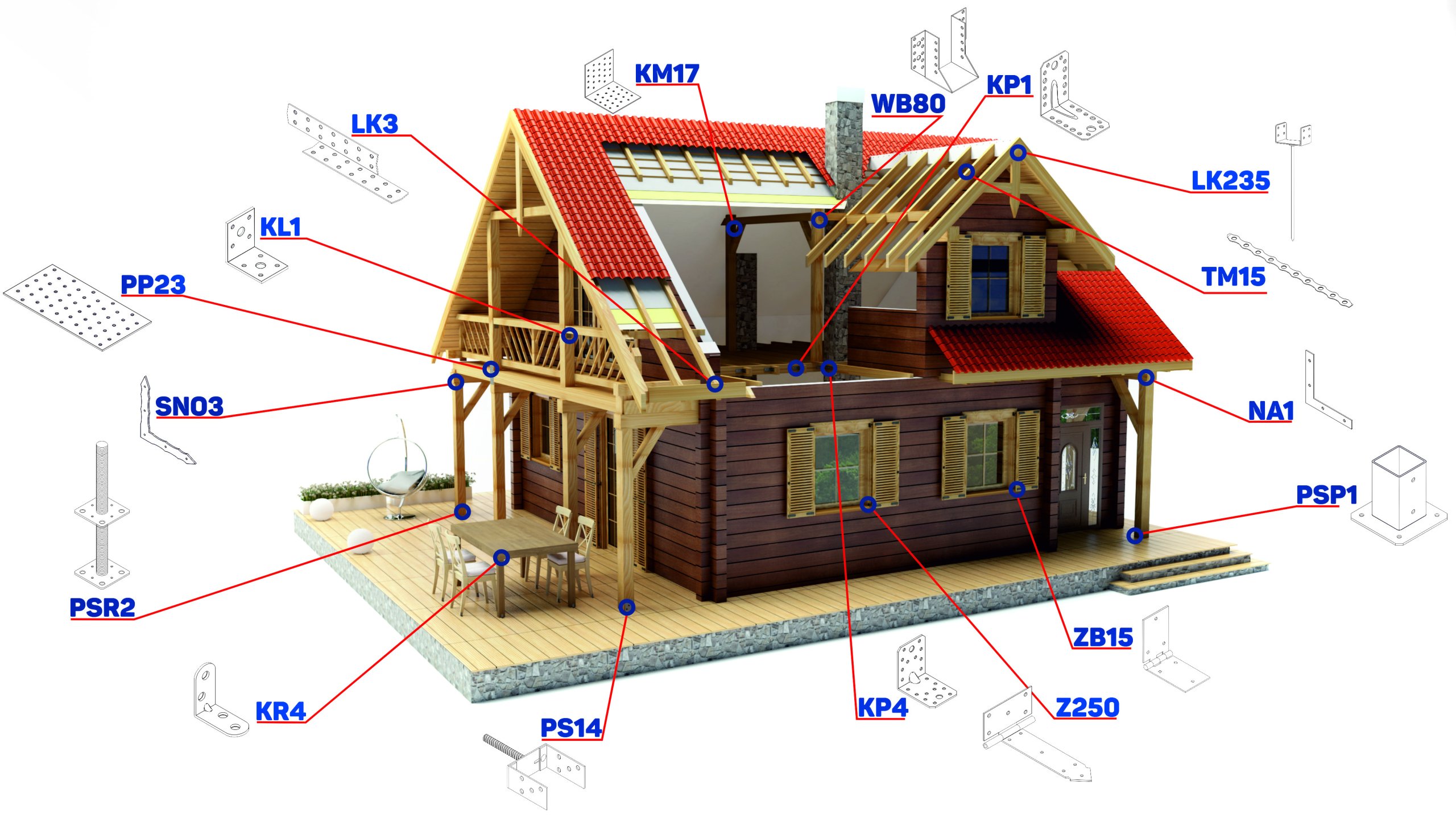 6 x PODSTAWA SŁUPA PRZYKRĘCANA KOTWA U 150x120x60 Producent Mark