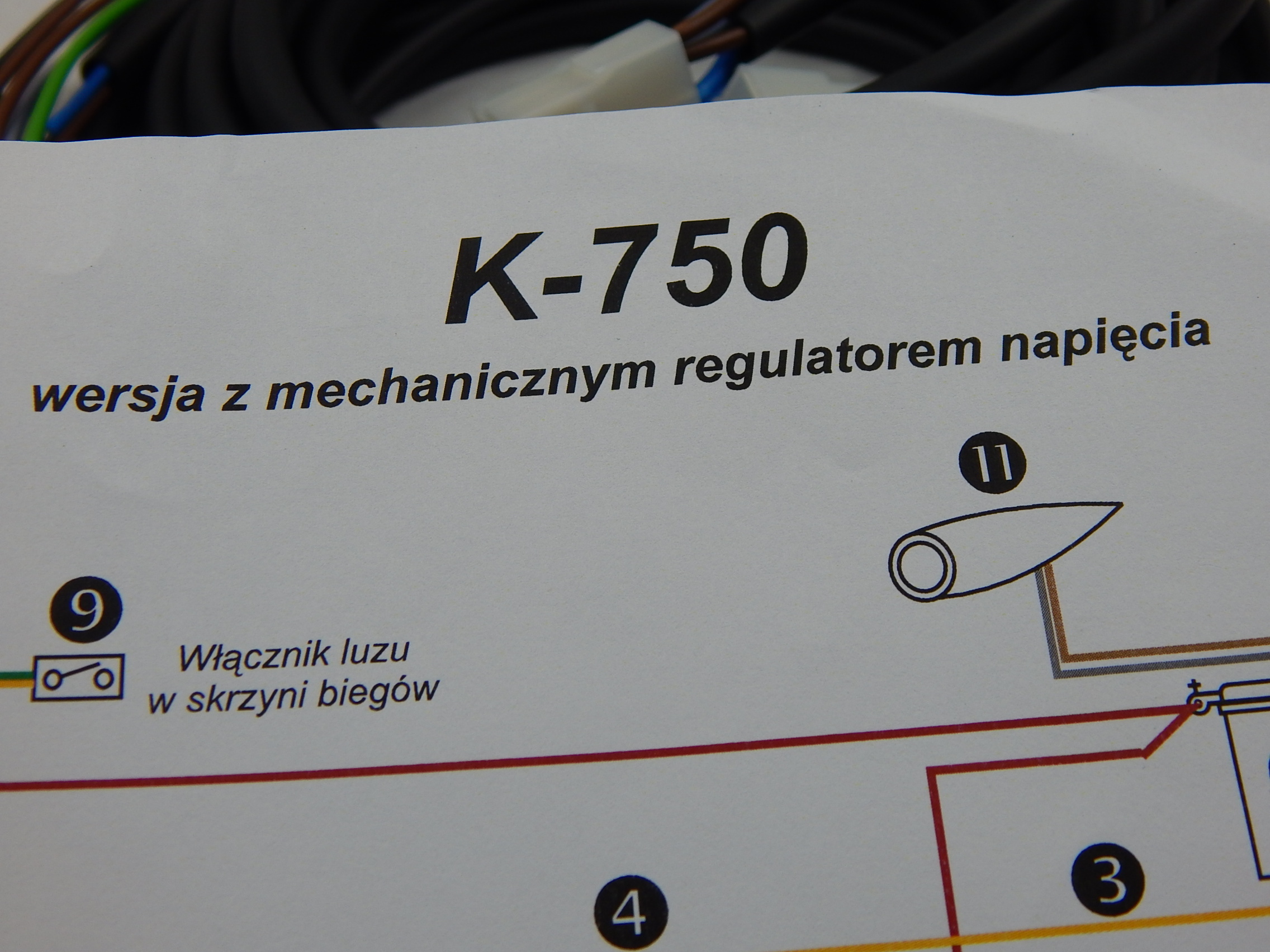 

Instalacja K-750 Produkt Polski + Schemat