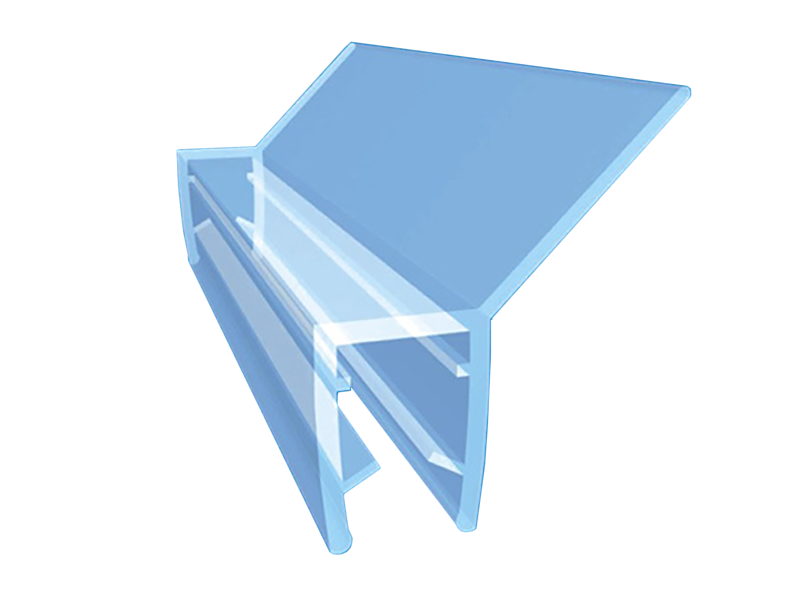 1M Uszczelka do kabin kabiny prysznicowej dolna pozioma na szybę 4 5 6 mm Stan opakowania oryginalne