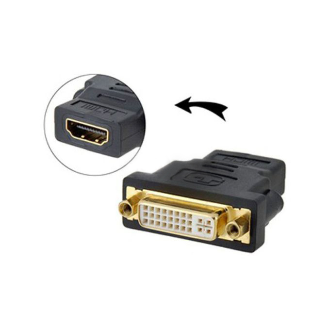 Адаптер HDMI-DVI 24 + 5 F / F