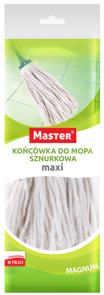 

Mop sznurkowy, bawełniana końcówka Maxi 250g