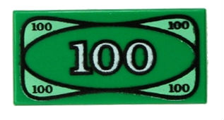 

Lego Banknot 100$ Dolarów 3069bpx7 Nowy