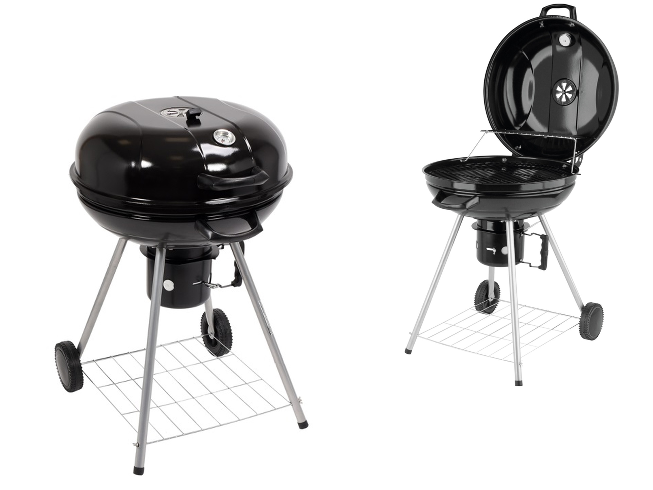 

Grill Ogrodowy Z Pokrywą I Popielnikiem 57CM