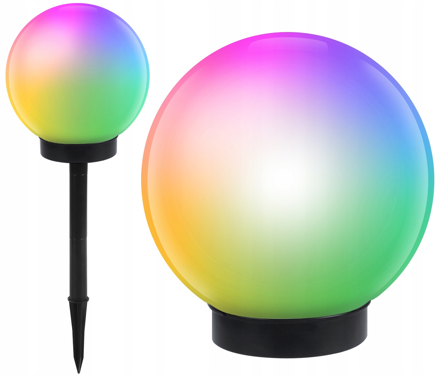 

Ogrodowa lampa Led solarna Mleczna Kula 30cm Rgb
