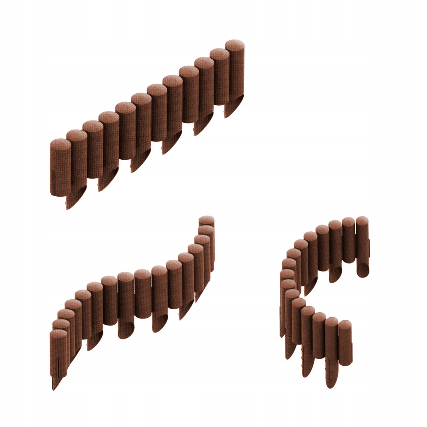 PALISADA KRAWĘŻNIK OBRZEŻE PŁOTEK CELLFAST 2,3m Kolor brązowy