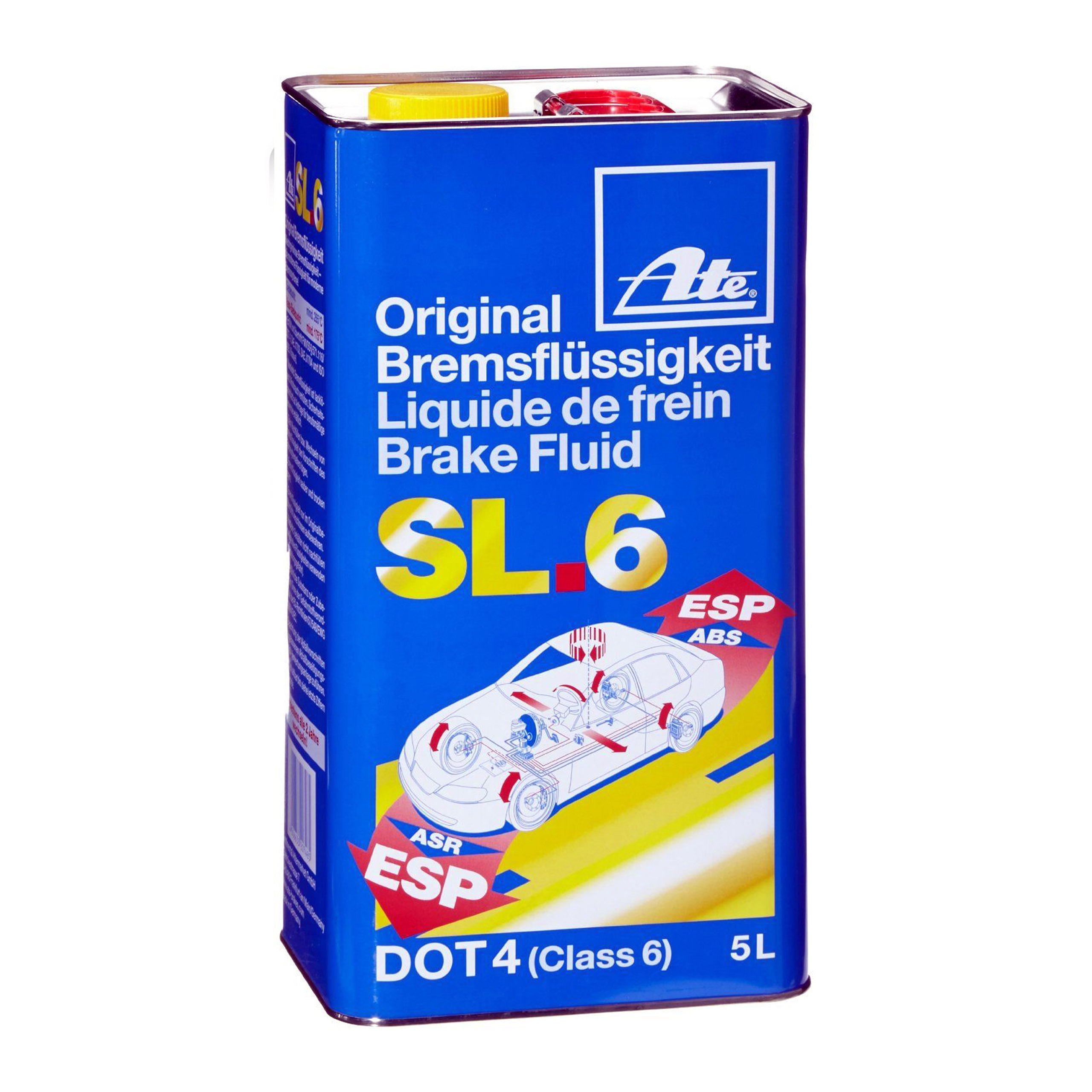 Тормозная жидкость DOT4 ATE ESP SL6 5L