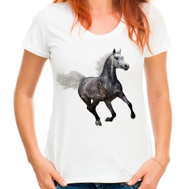 

Koszulka z koniem na prezent dla dziewczyny -s- Hq