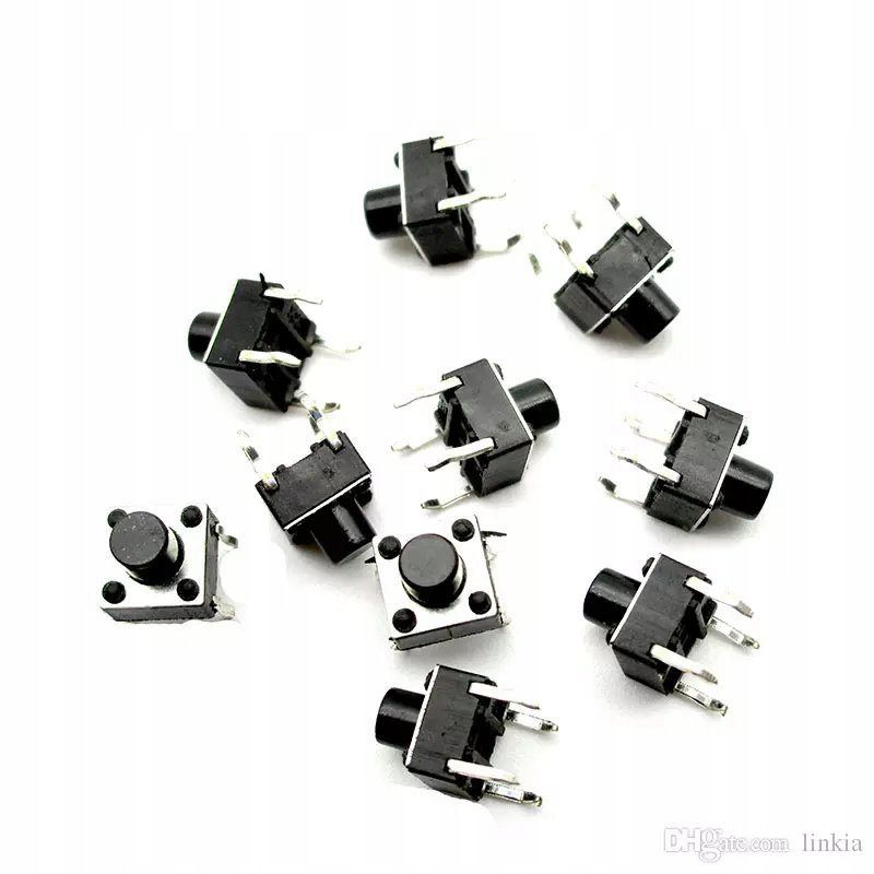 

Tact Switch 6x6mm / h=5mm Tht - 10 szt.