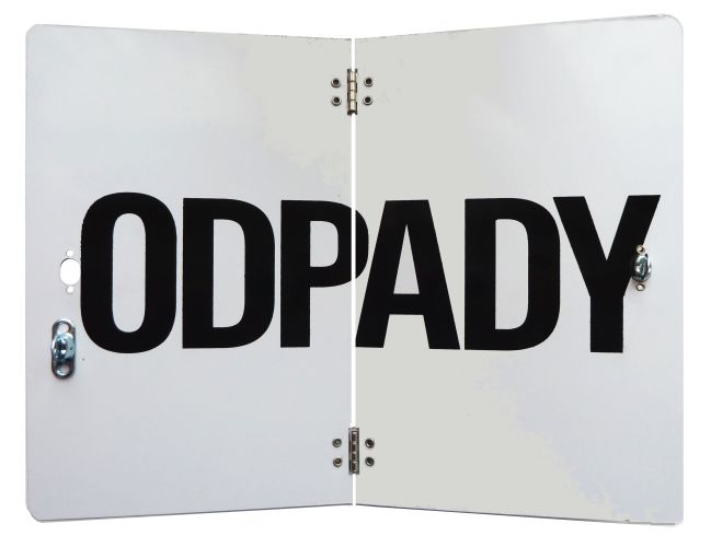 

Tablica Tabliczka Adr Odpady Składana Zamykana