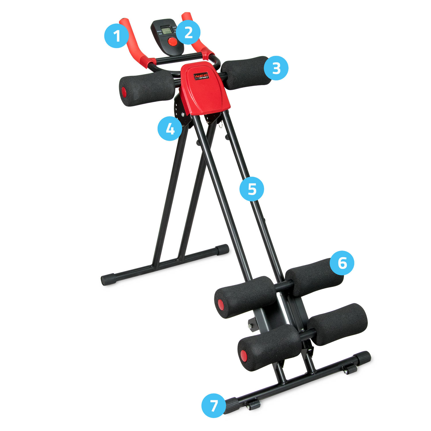 ŁAWKA ŁAWECZKA DO ĆWICZEŃ BRZUSZKÓW NEOSPORT NS-13 Model NS-13