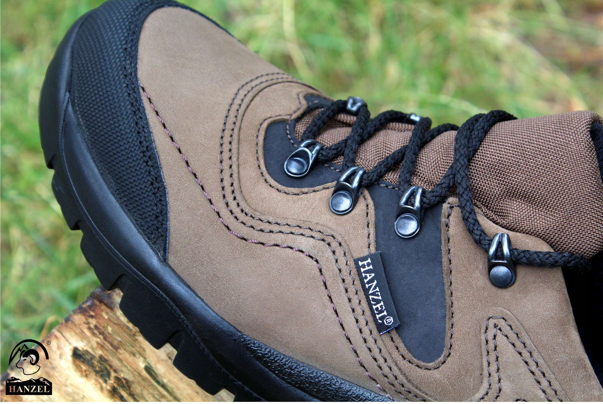 TREKINGOWE BUTY MYŚLIWSKIE NISKIE BRĄZOWE HANZEL Marka Hanzel