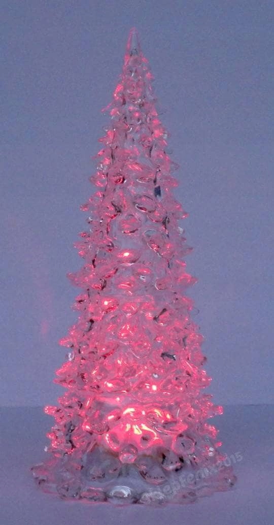 ŚWIECĄCA CHOINKA LED OZDOBA ŚWIĄTECZNA wys.27,5cm Wysokość Do 100 cm