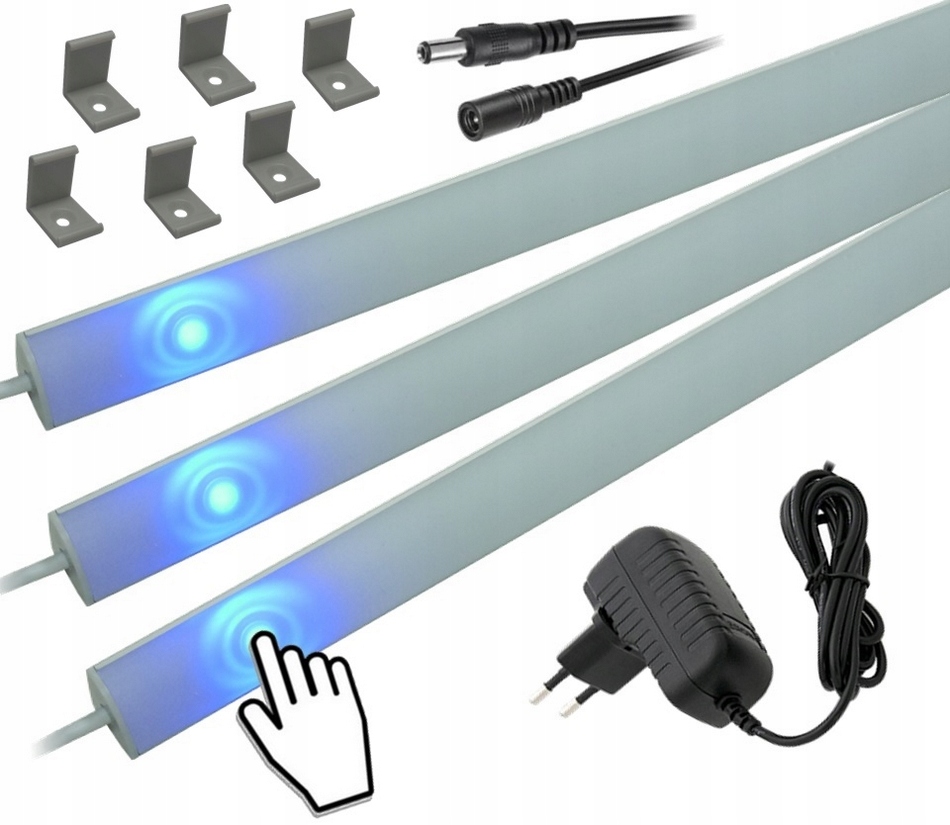 Podskříňková rohová Led lišta 3x110 cm s Regulací