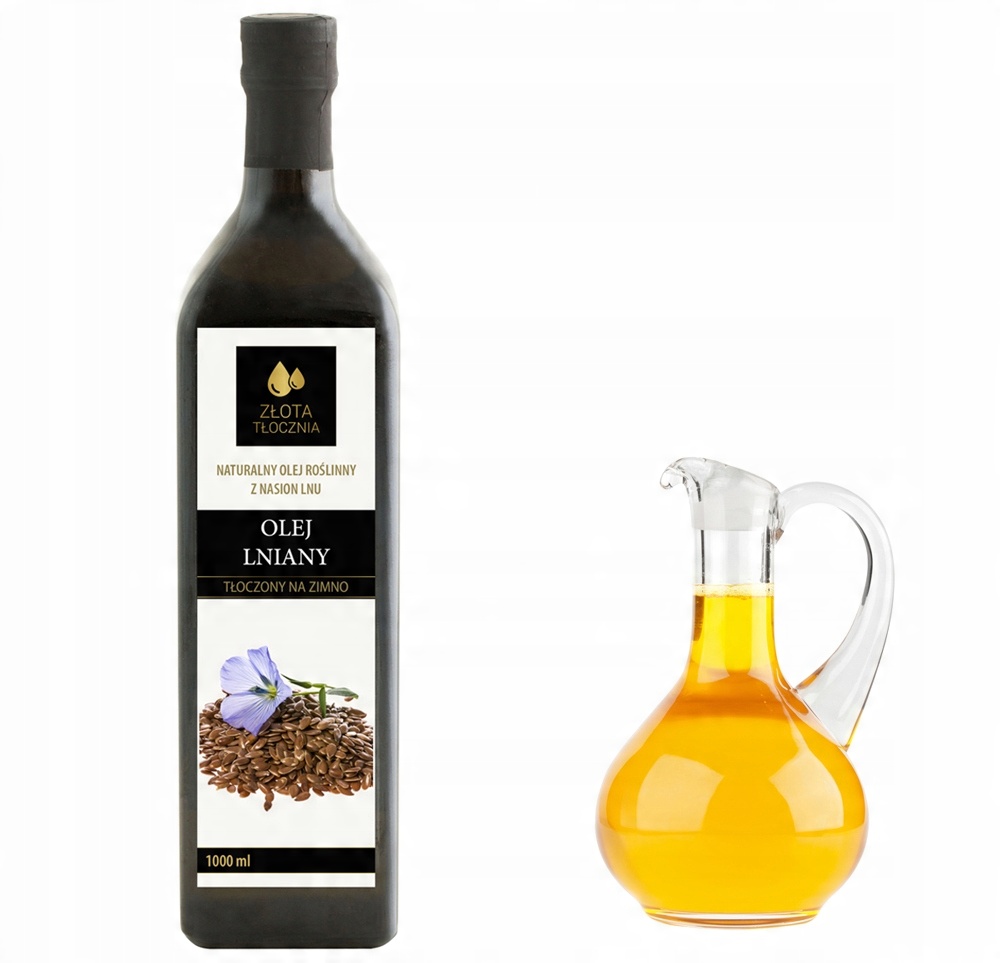 

Olej lniany Budwigowy 1000ml zimnotłoczony świeży