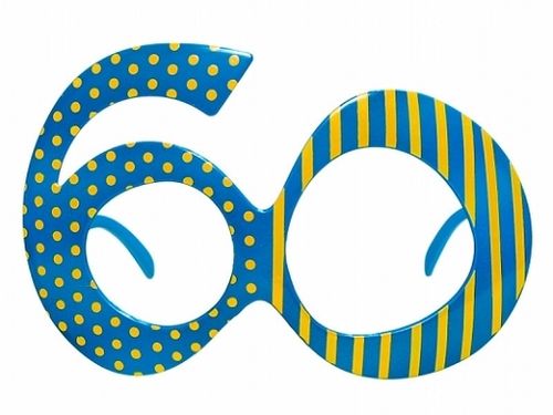 

Okulary party 60 sześćdziesiątka urodziny