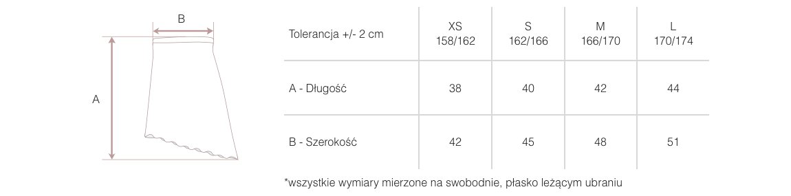 DAMSKA ASYMETRYCZNA SPÓDNICA BALETOWA Z3 MBO L Fason asymetryczna