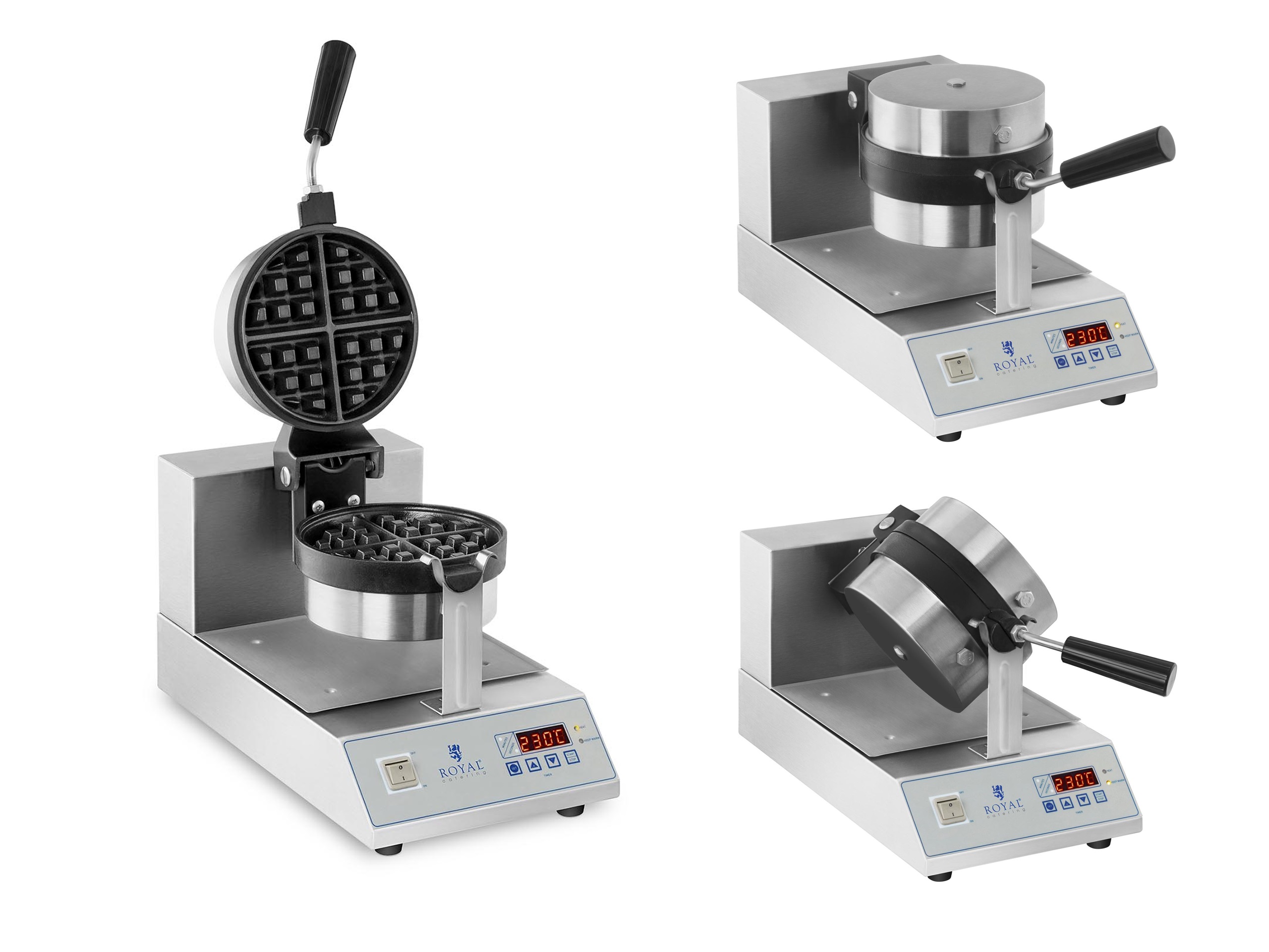 

Gofry Belgijskie Gofrownica 1300W Żeliwne Płyty
