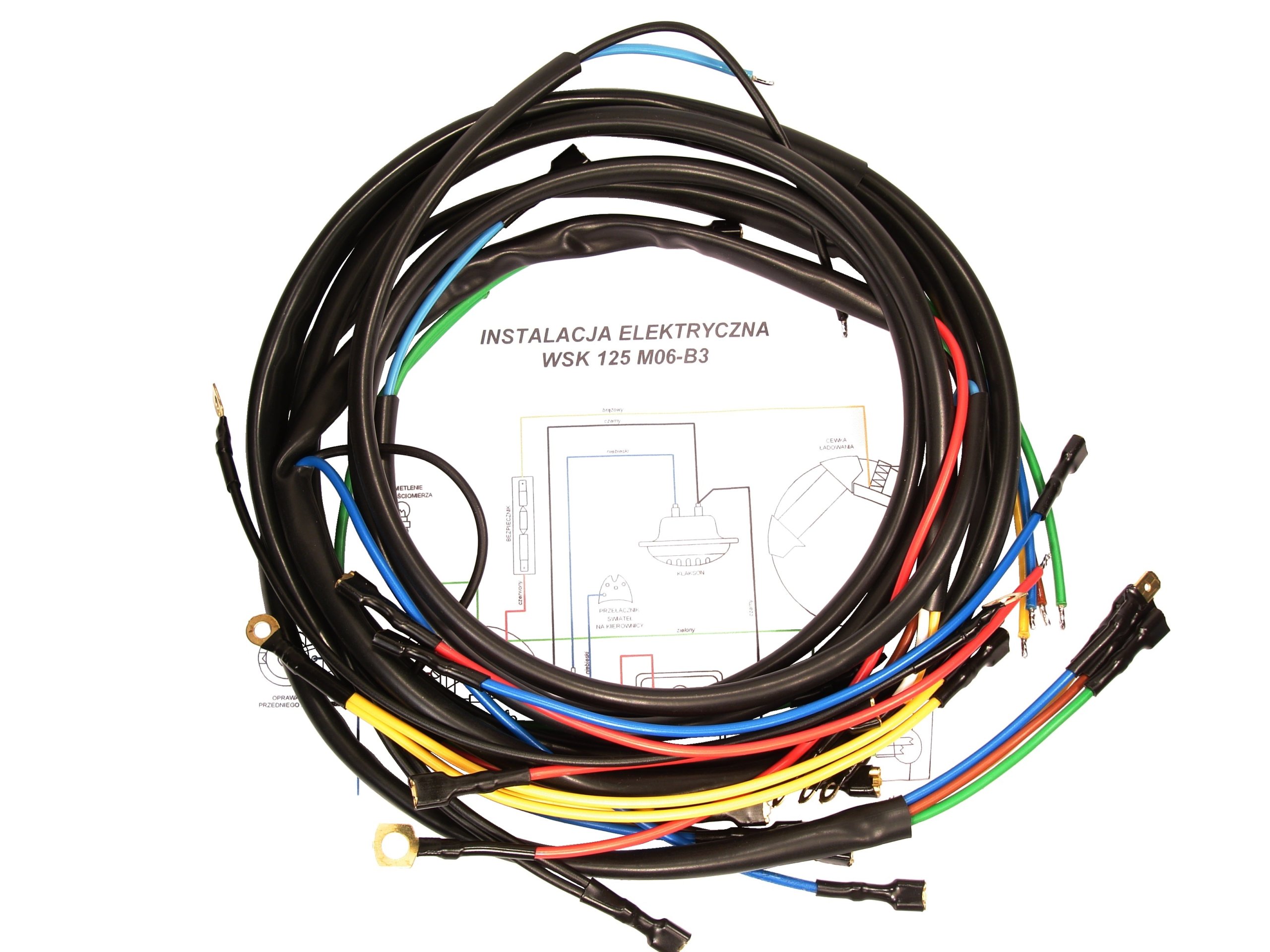 

Wiązka instalacja elektryczna Wsk 125 M06 B3