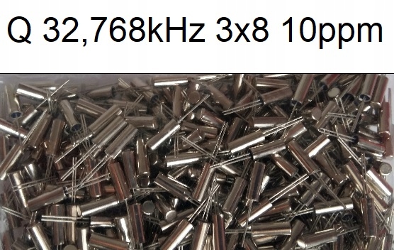

Art Kwarc zegarkowy 32,768kHz 3x8mm Cena za 5szt