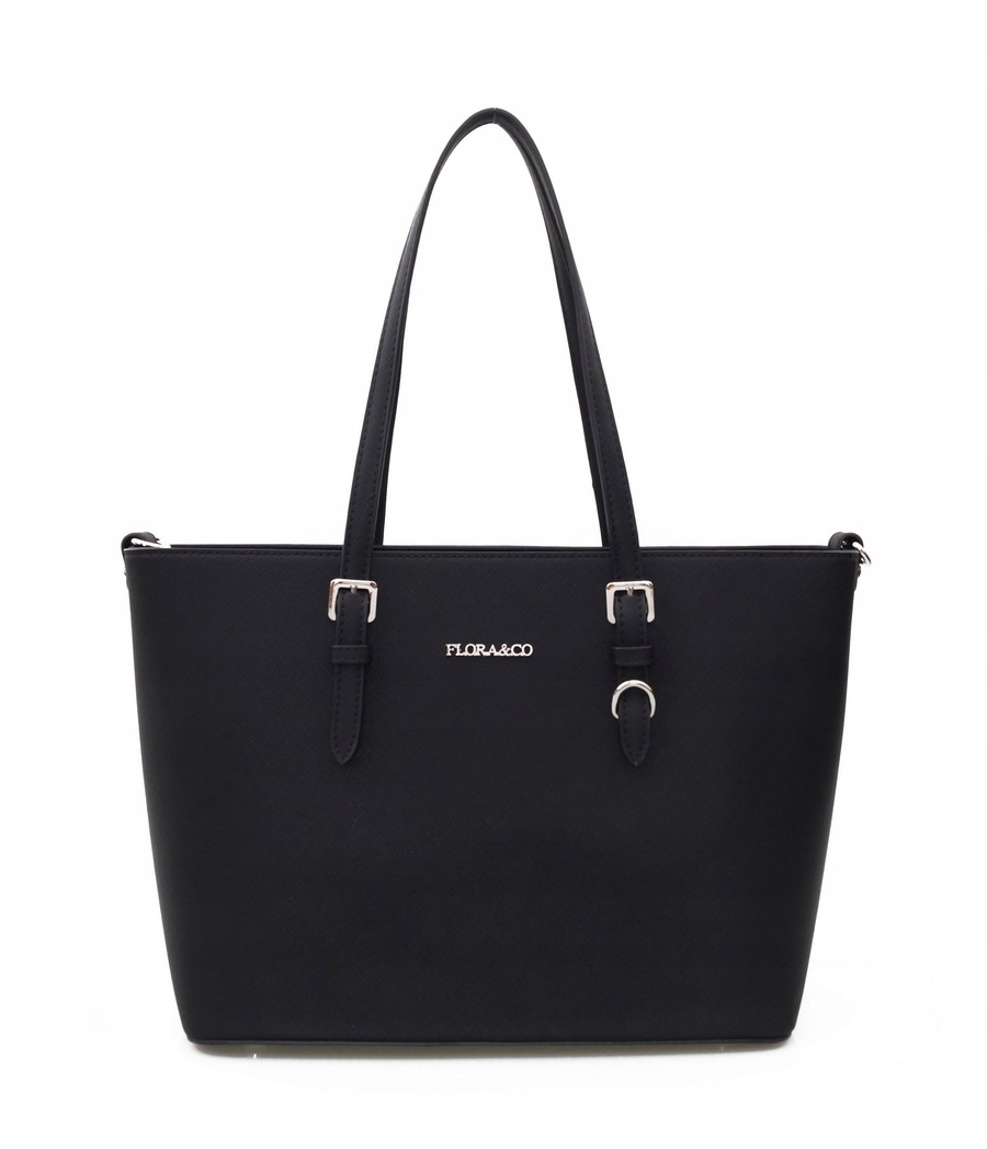 

Flora&co torebka sztywna trapez V048 XL czarna