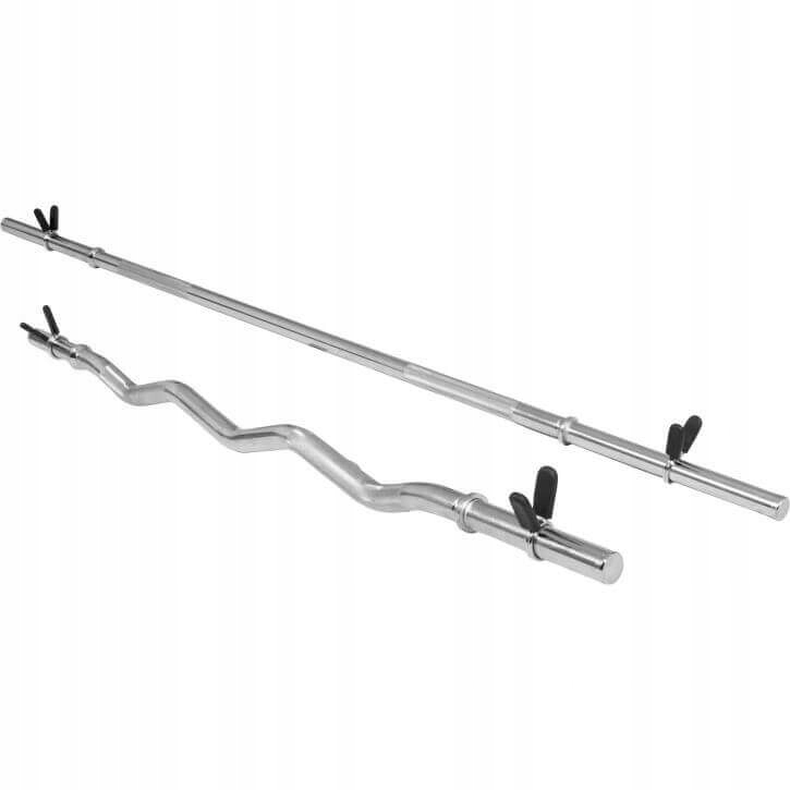 

Zestaw gryfów prosty 170cm łamany 120cm zatrzaski